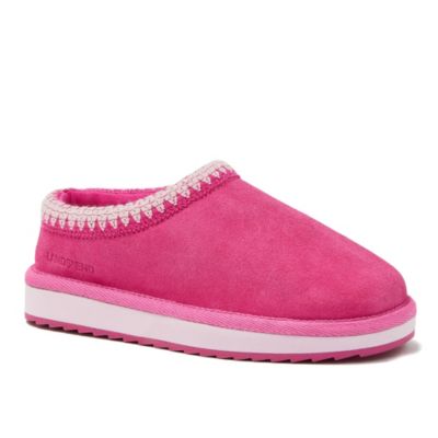 Little Girls Suede Hearth Slippers