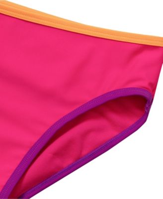 Girls Chlorine Resistant Contrast Bikini Bottoms