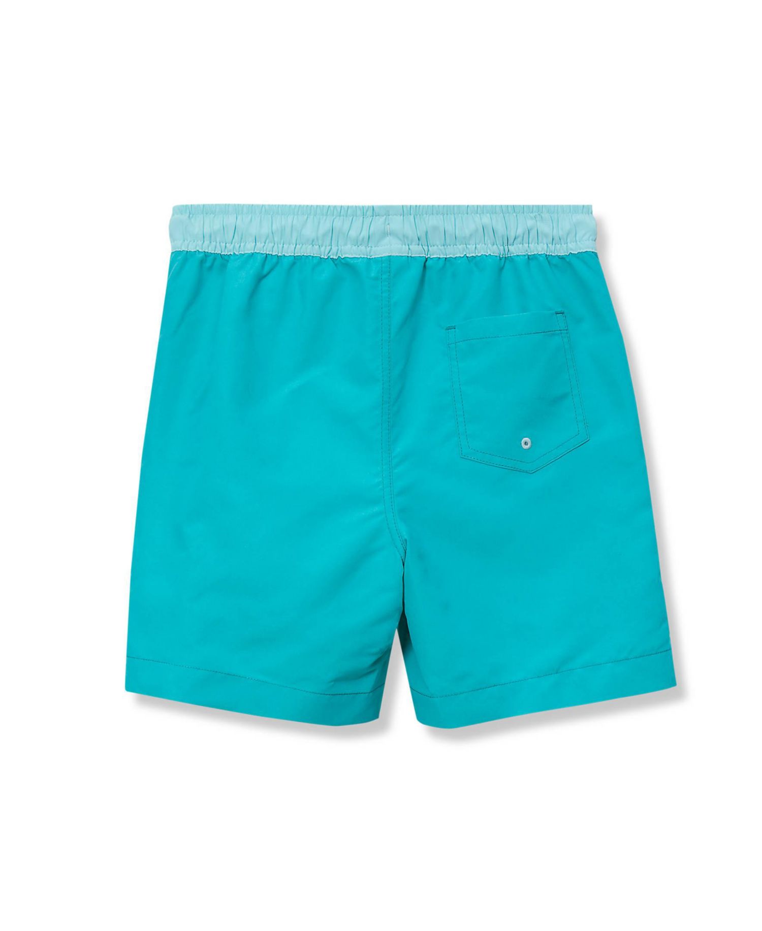 Boys Chlorine Resistant 5in Swim Trunks with Mesh Liner