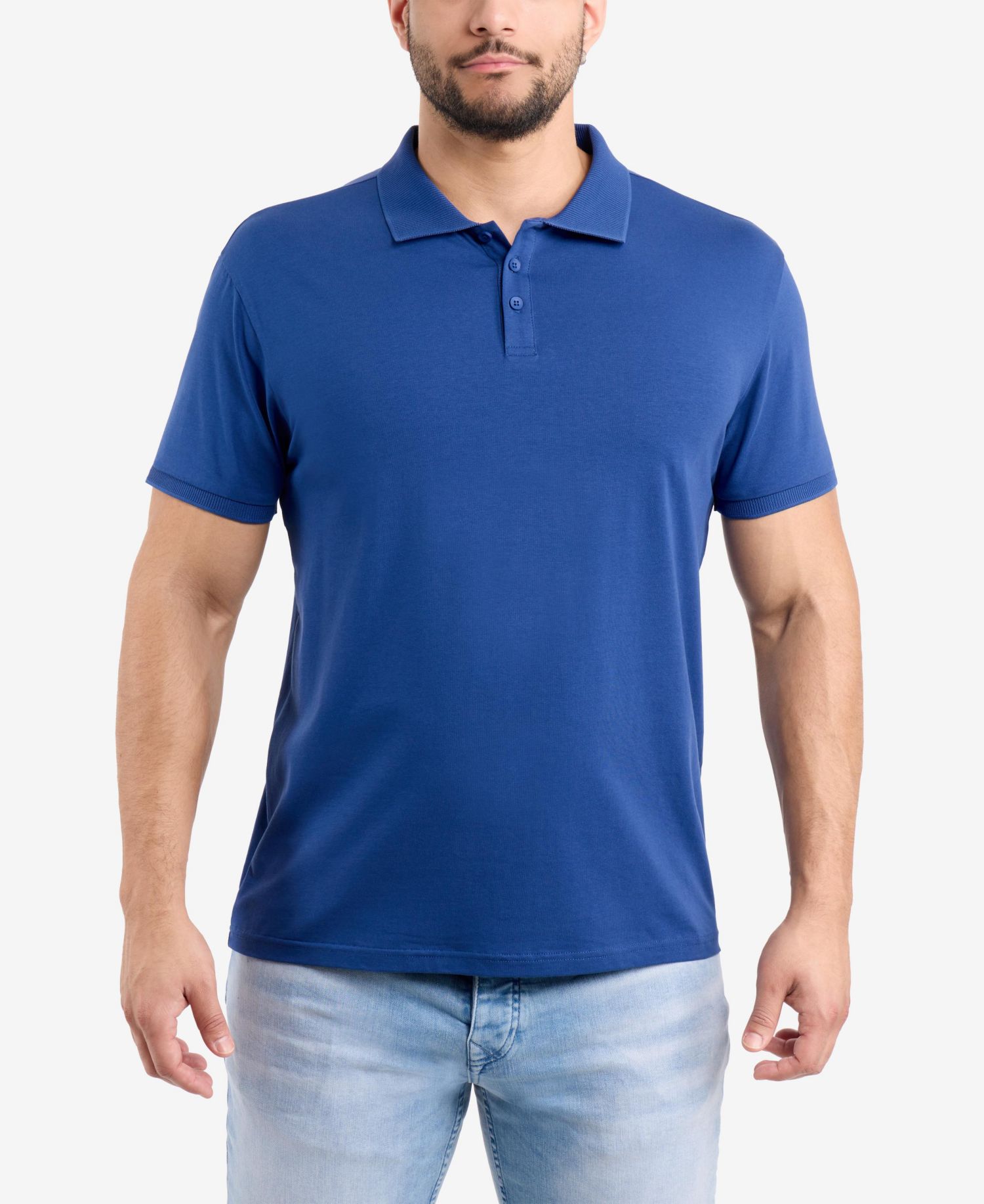 Men's XRAY Short Sleeve New Rib Polo