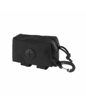 Durable Water Resistant Dog Poop Bag Holder Zipper Waste Pouch Leash Attachment for Walking Hiking