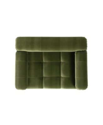 Zeus and Ruta Modern Upholstered Marcel Pet Bed For Small To Medium Dogs and Cats