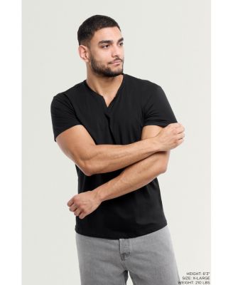 XRAY Men's Basic V-Notch Neck Short Sleeve T-Shirt