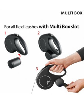 Multi Box Retractable Leashes Poop Bag Dispenser Dog Holder Multipurpose
