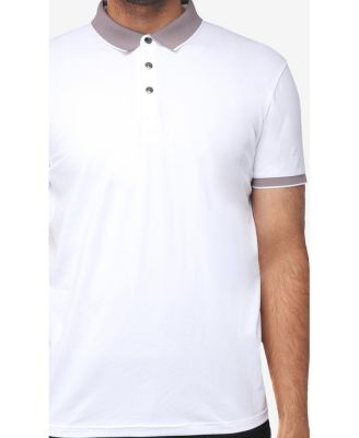 XRAY Men's Short Sleeve Snap-Placket Polo