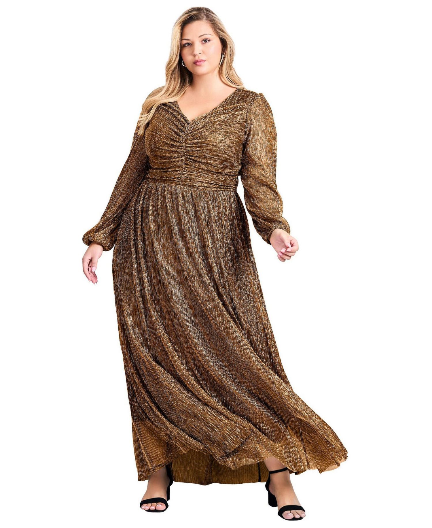 Women's Lucia Plisse Maxi Dress