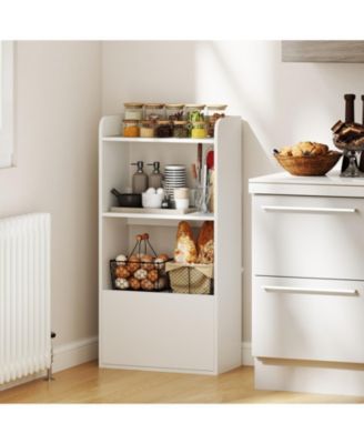 3-Tier Freestanding Bookshelf with Drawer