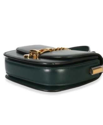 Dark Green Calfskin Mini Sylvie 1969 Bag