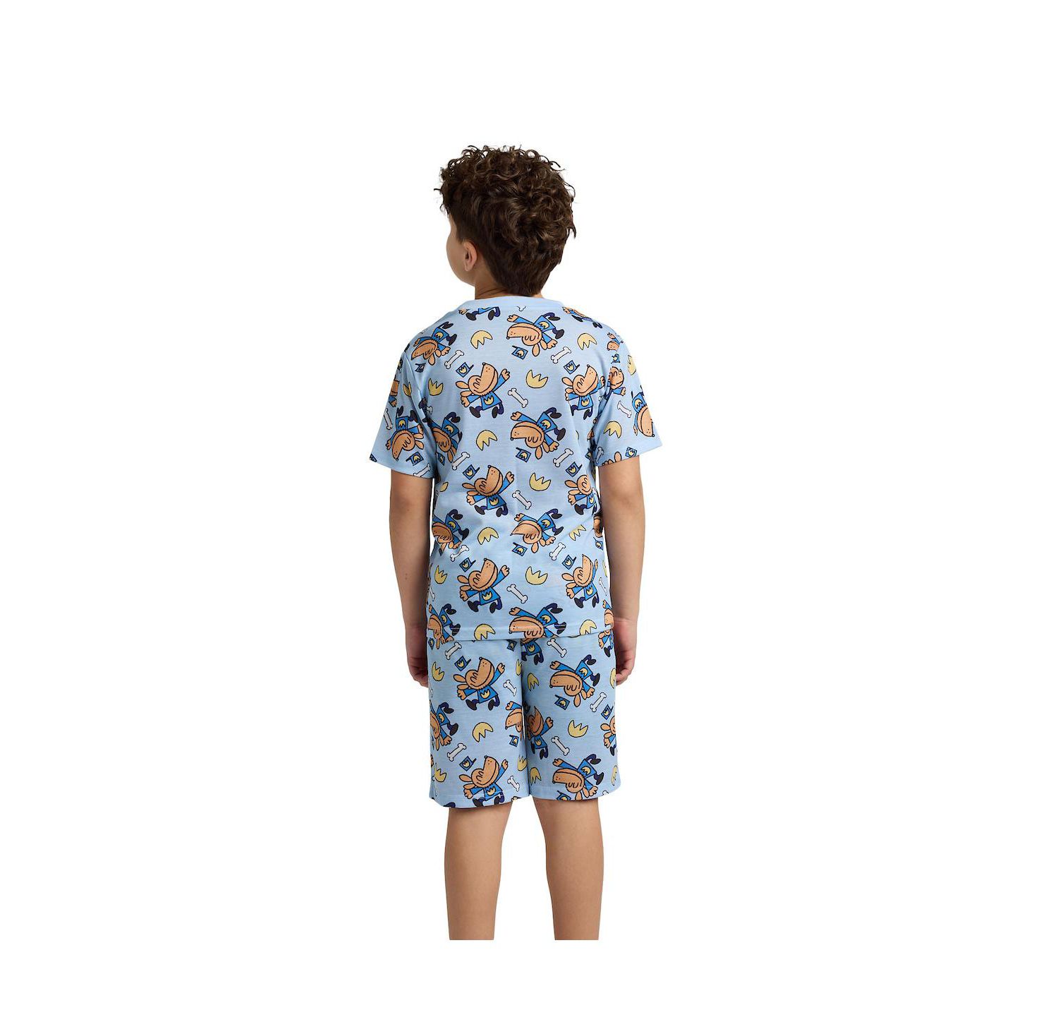 Big Boys Character Print 4-Pack Pajama Set