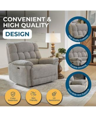 Oversized Recliner Chair Heavy Duty Recliners with Wide Seat