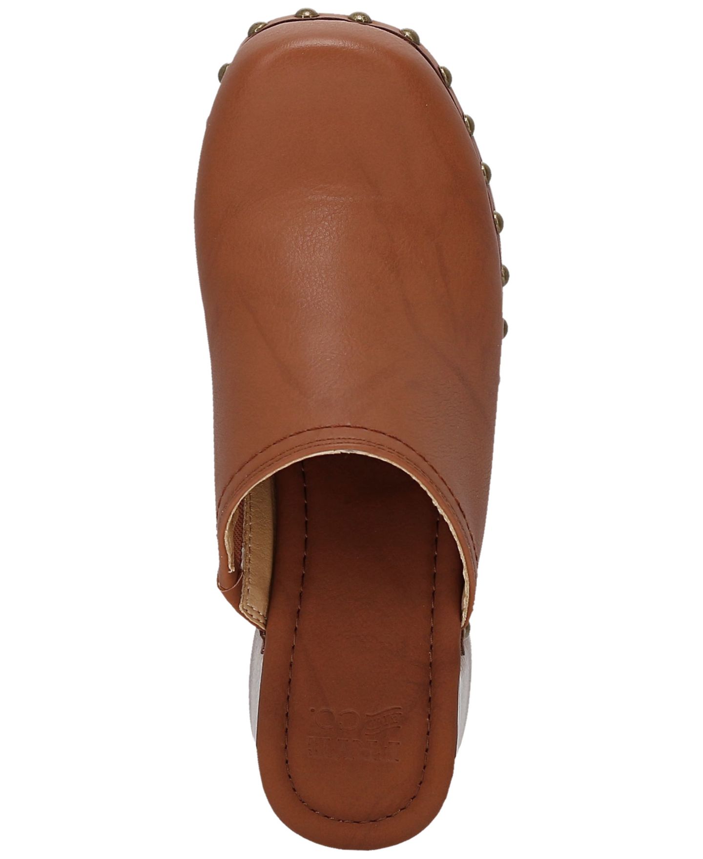Женские сабо Frye and Co. Wylie Platform Mule, цвет: Седельно-коричневый — фото 4