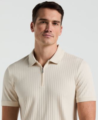 Men's Quarter-Zip Polo Shirt 