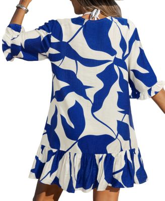 Women's Salt Water Tropical Mini Beach Dress