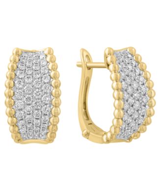Diamond (7/8 ct. t.w.) Earrings in 14k Yellow Gold