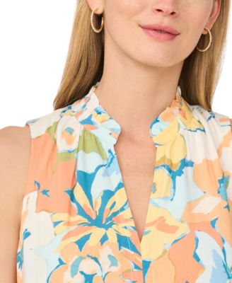 Women's Sleeveless V-Neck Maxi Dress