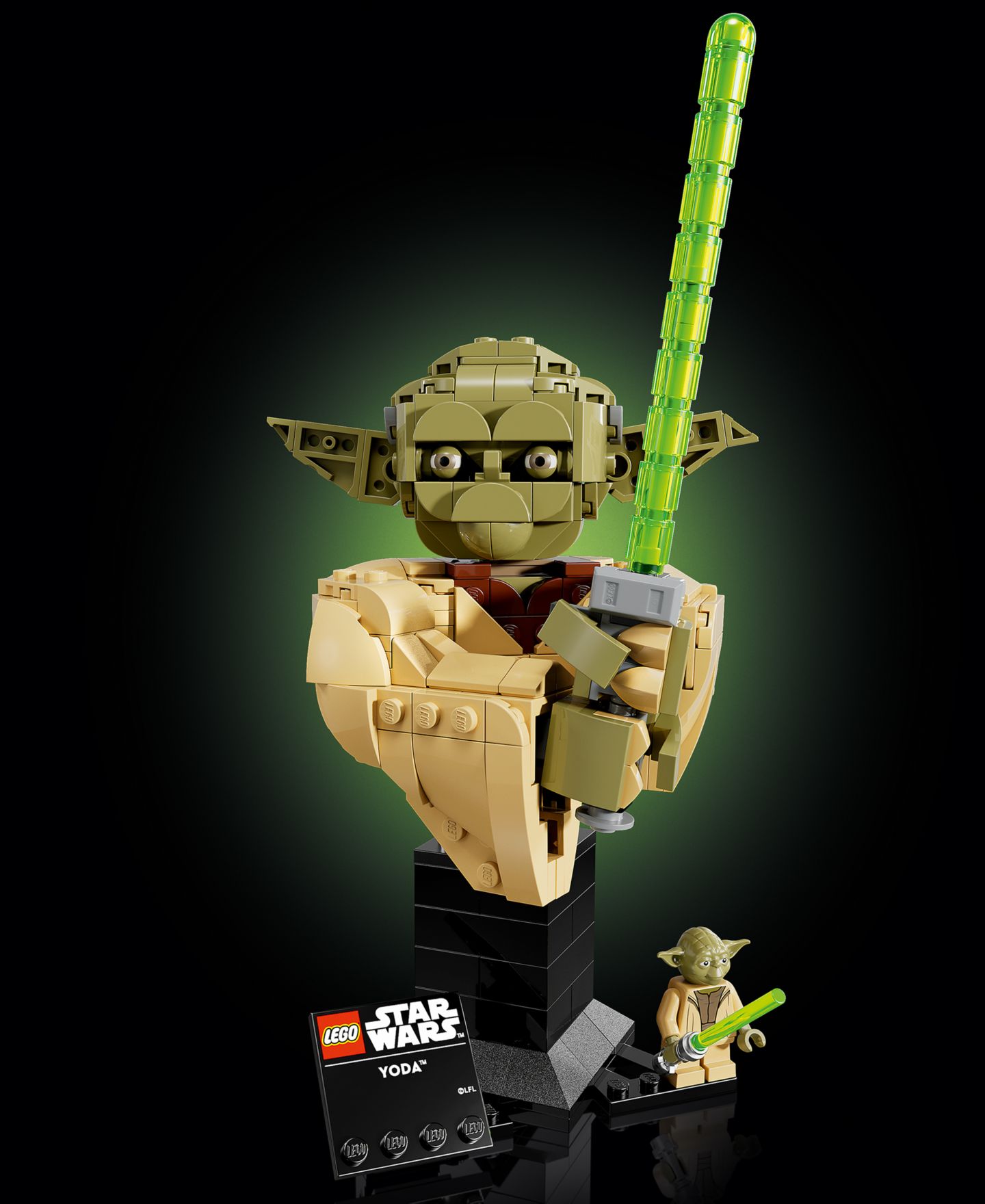 Детский конструктор LEGO® Star Wars: Attack of the Clones Yoda Bust 75438 Building Set, 399 Pieces — фото 2