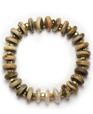 Wood 'n Pearls Bracelets