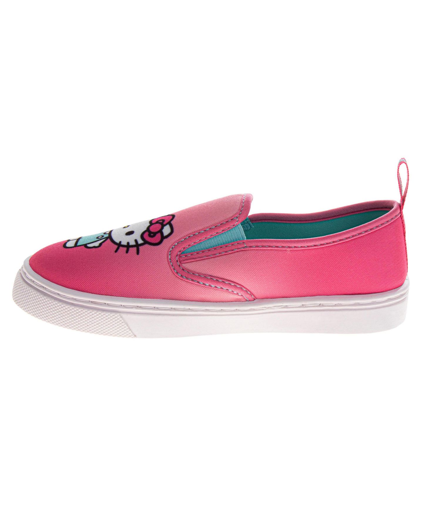 Кроссовки Hello Kitty Sanrio Sneakers Slip On Adorable Casual Comfortable (Little Kid Sizes 11-12 / Big Kid Sizes 13-4) для девочек — фото 4