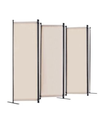 Room Divider, 6 Panel Folding Privacy Screen for Room Separation