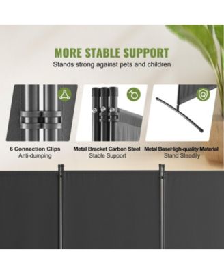 Room Divider, 3 Panel Folding Privacy Screen, Freestanding for Office and Bedroom