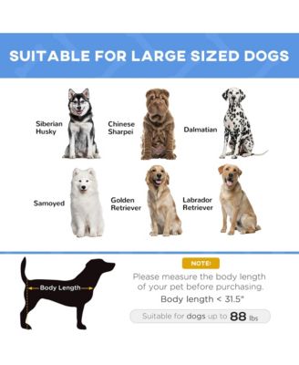 48" x 36" Elevated Breathable Dog Bed w/ Carry Bag Dark Blue