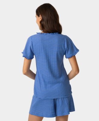 Women's Cotton Pointelle Pajamas Top