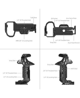 Black Mamba Full Camera Cage for Panasonic LUMIX S1R II/S1 II/S1 IIE