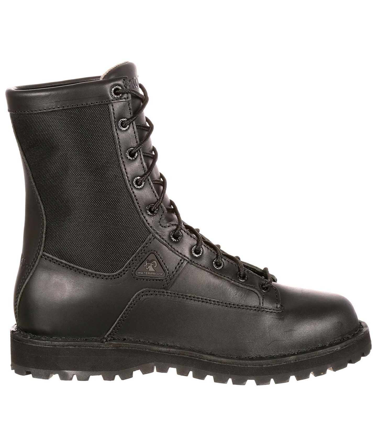 Мужские ботинки ROCKY Portland Lace-to-Toe Waterproof Public Service, цвет: Чёрный — фото 2