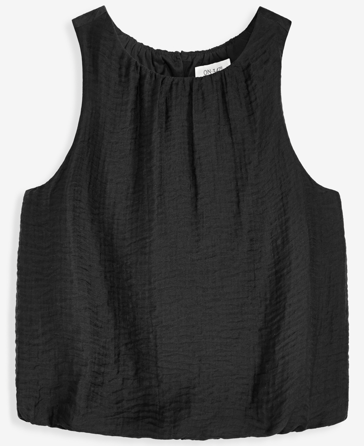 On 34th Women's Gauze Cropped Bubble Tank Top, Macy's Exclusive