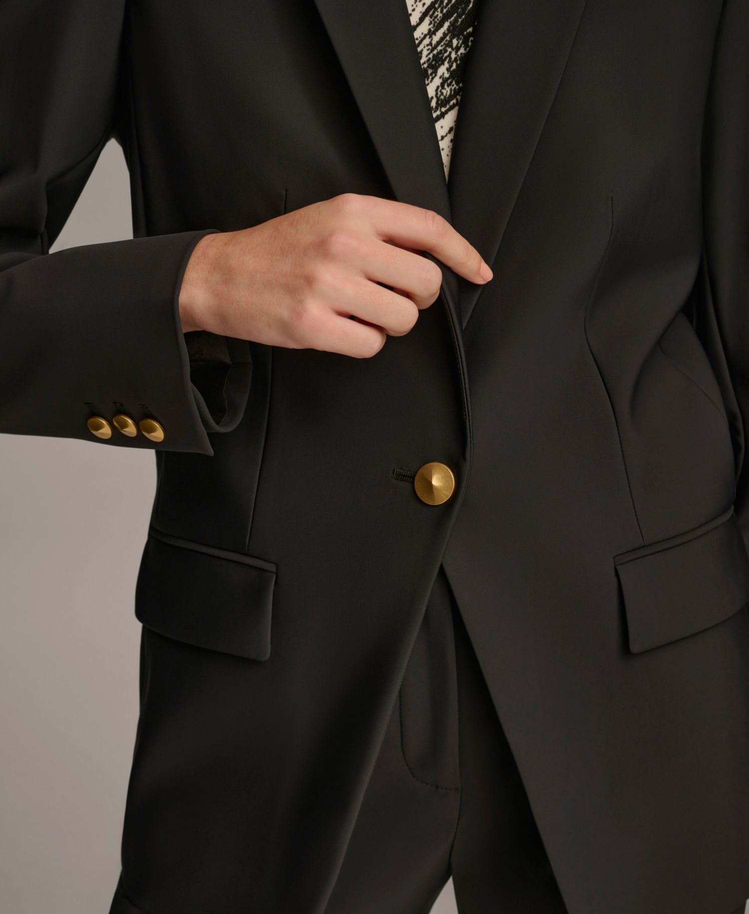 Petite Single Breasted Blazer