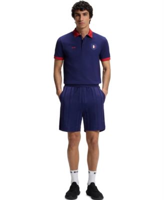 BOSS by Men's Paddy France Country Flag Trim Polo Shirt