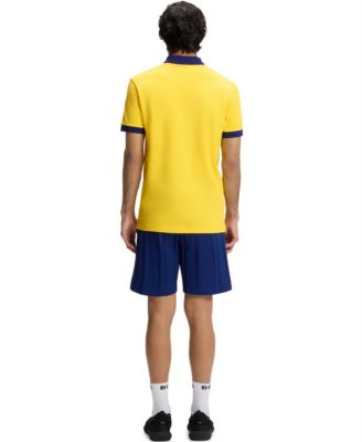 Men's Paddy Colombia Country Flag Trim Polo Shirt