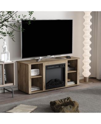 Modern Electric Fireplace TV Stand for TVs Up to 55"