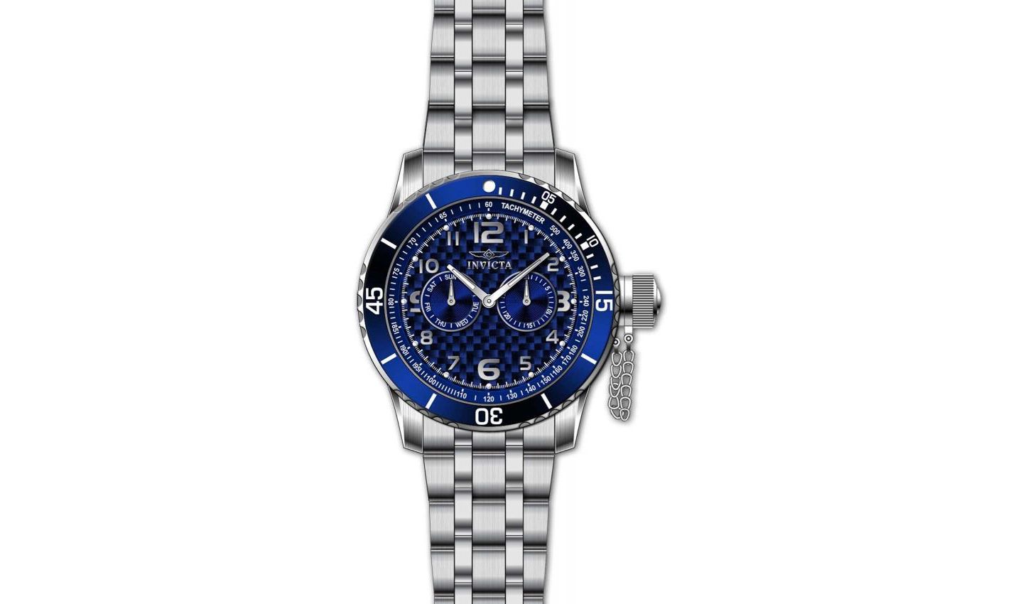 Мужские часы Invicta 14887 Specialty Quartz Chronograph Dial, цвет: Серебряный — фото 2