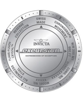 Men's 10896 Reserve Excursion Quartz Chronograph Dial Watch