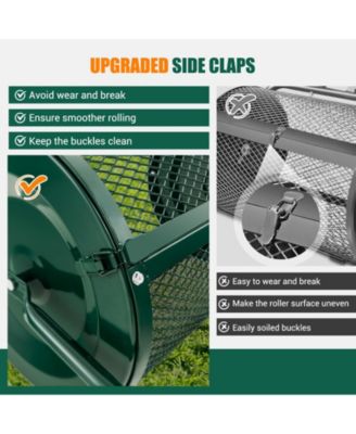 24 in Peat Moss Spreader with Side Latches and Handle