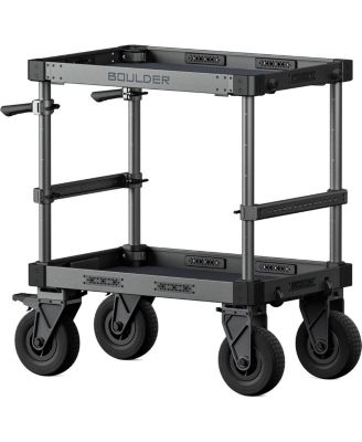 36" Aluminum Boulder Camera Cart, Gray