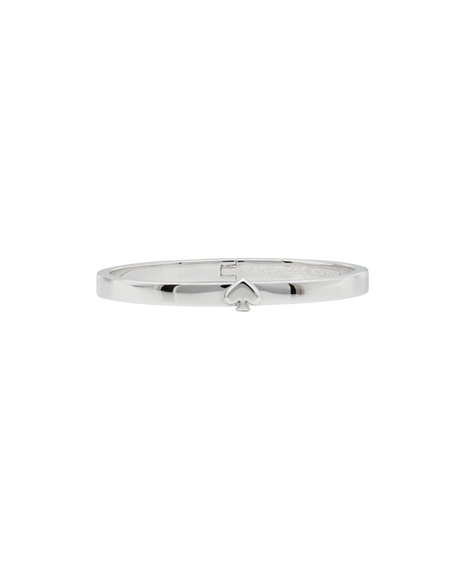 Silver Plated Thin Enamel Bangle Bracelet