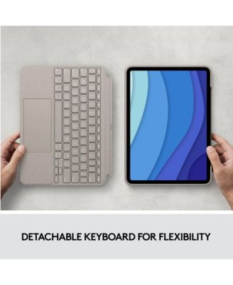 Combo Touch Keyboard Case for iPad Pro 11" (1st-4th Gen), Detachable Backlit Keyboard, Trackpad, Sand