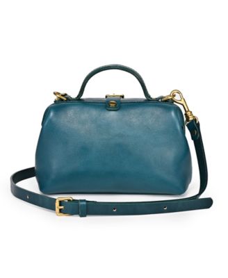 Doctor Small Leather Crossbody Satchel Bag