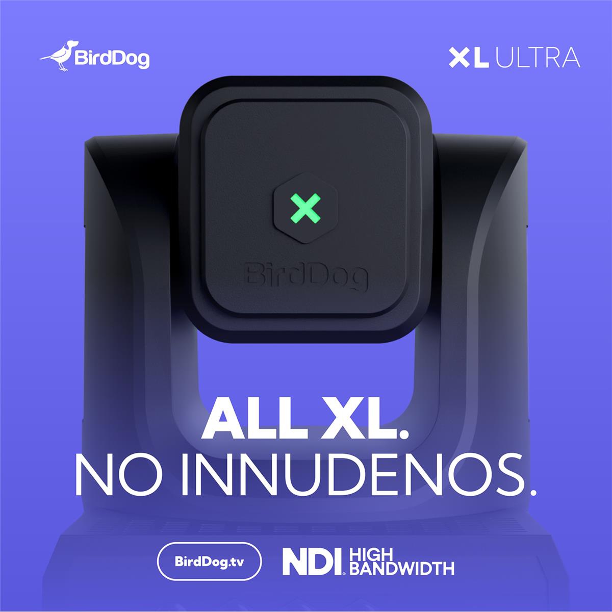 BirdDog Xl Ultra 4K Ultra Hd Ndi HX3/HX2 Hdmi/3G-sdi/Usb 20x Ptz Camera with Ai Tracking