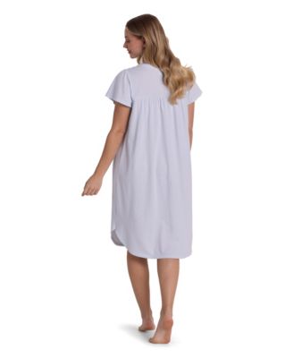 Women's Short-Sleeve V-Neck Nightgown