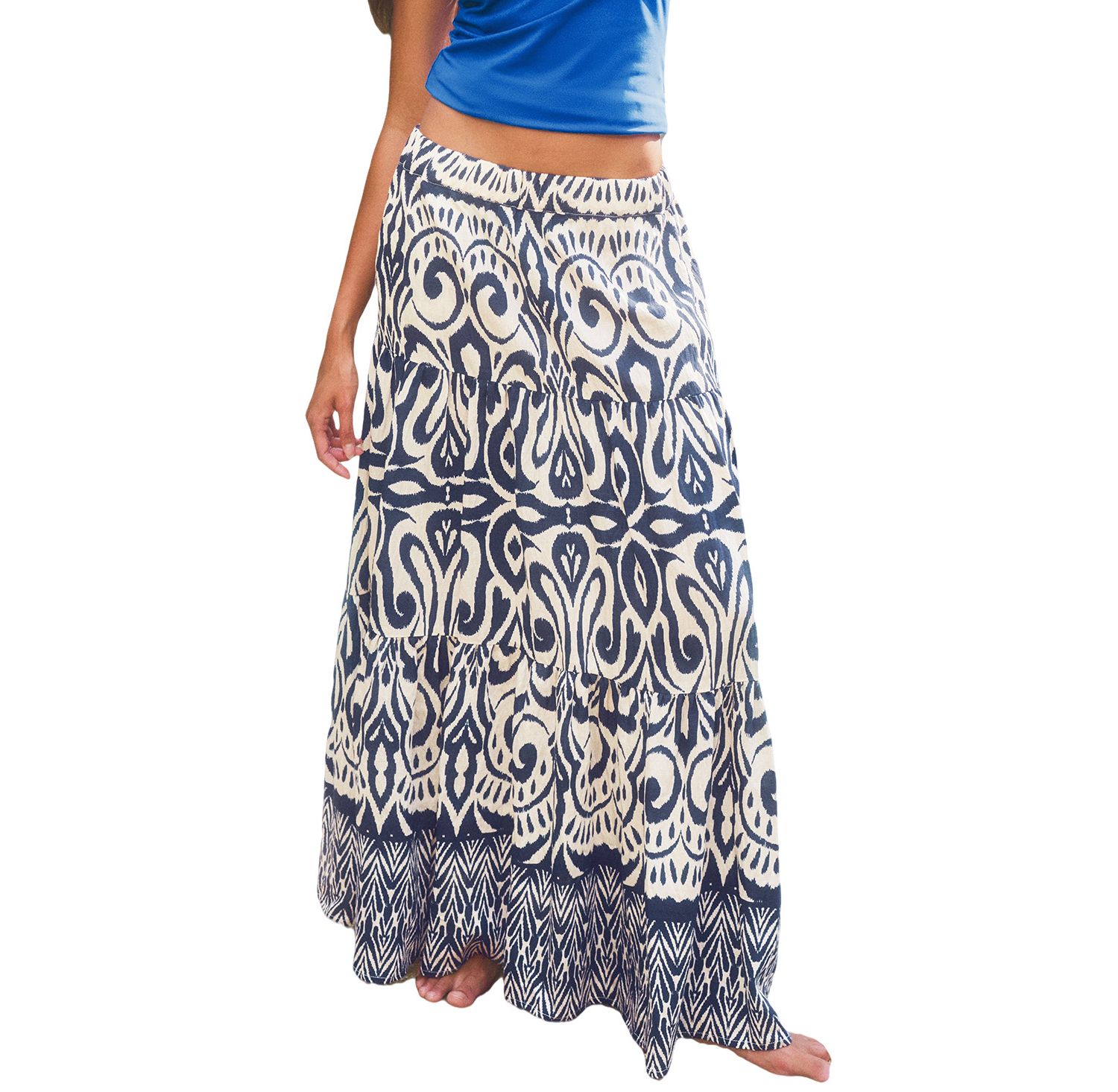 Women's Heatwave Honey Ornate Maxi Skirt