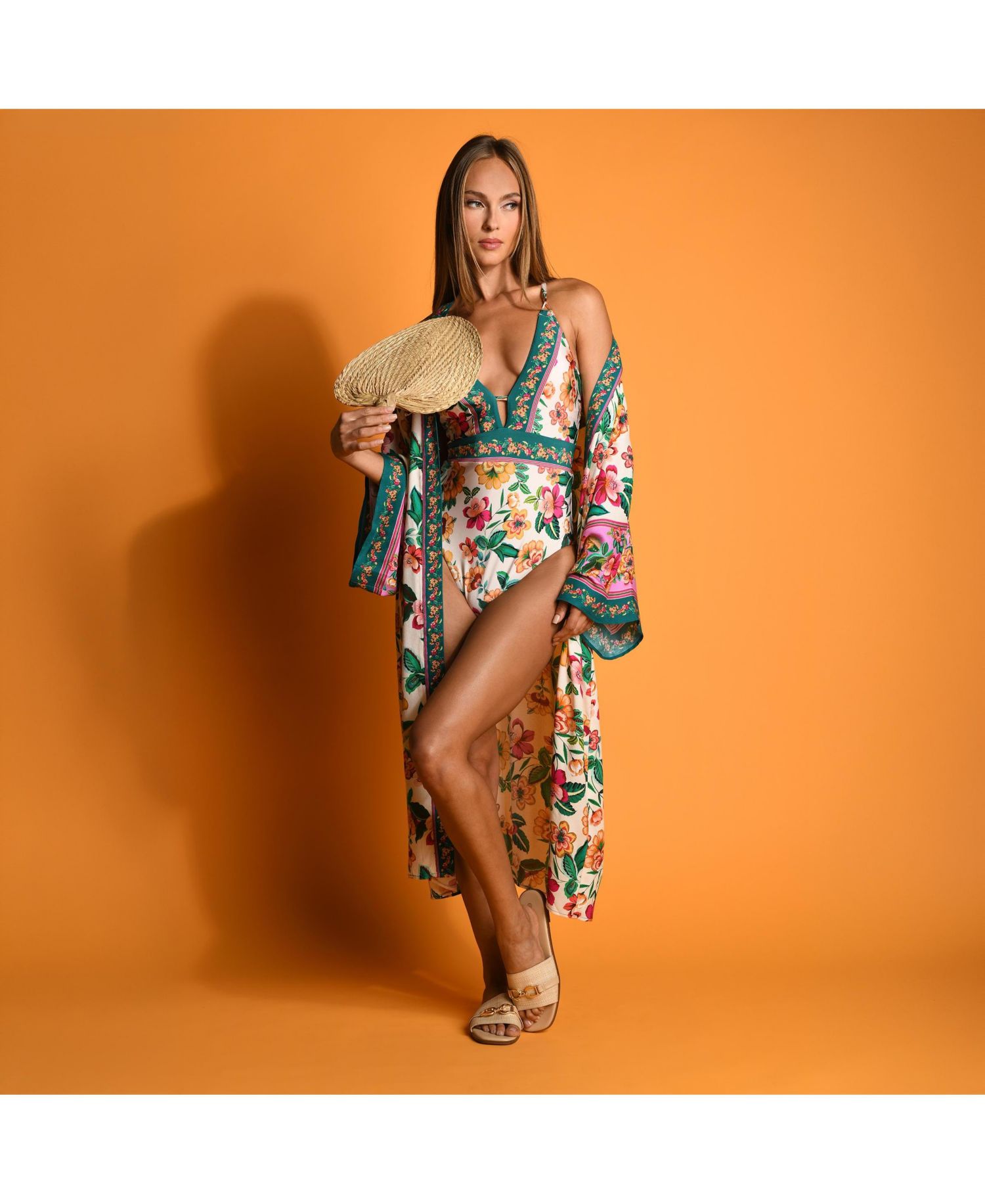 Women's ZEN GARDEN MIDI KIMONO