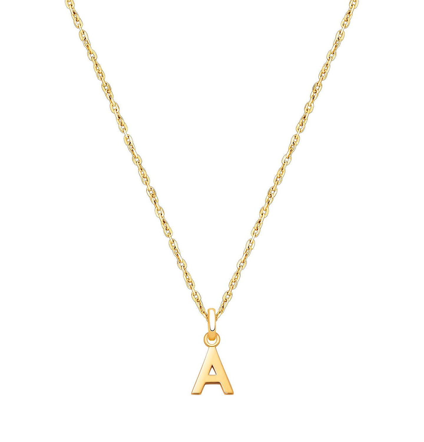 Детское колье Tiny Blessings 14K Gold Modern Initial, цвет: 14k Золотой, вариант 1 — фото 1