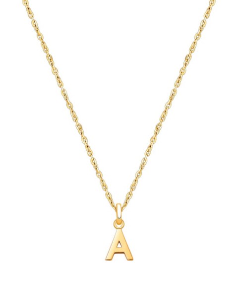 Детские Tiny Blessings 14K Gold Modern Initial Necklace