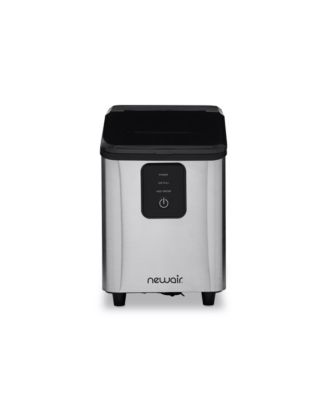 26 lbs. Mini Ice Maker Countertop, Portable Ice Machine in Stainless Steel