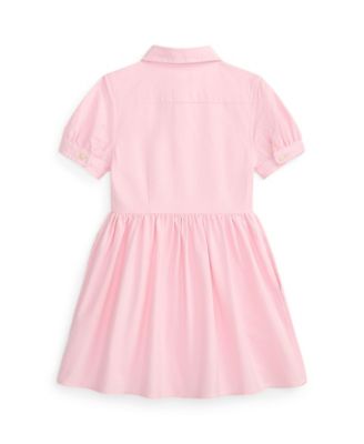 Girls' 2T-6X Cotton Oxford Shirtdress