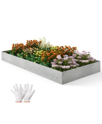 Six Pack Galvanized Metal Landscape Edging for Yard