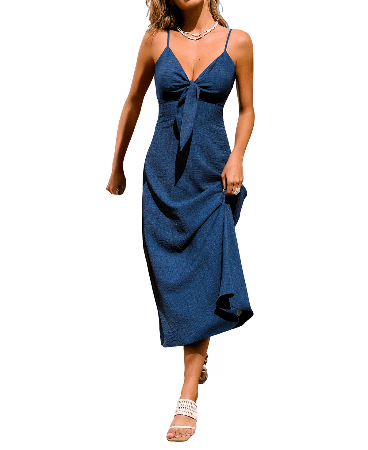 Cupshe Women's Pier Afternoon Maxi Beach Dress